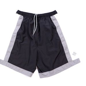 90s Streetwear Mens Large Color Shorts Black